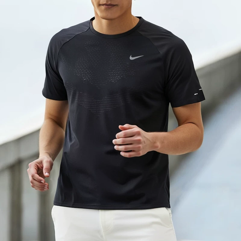 Nike, quick dry summer breathable sports short sleeve T-shirt, loose fit