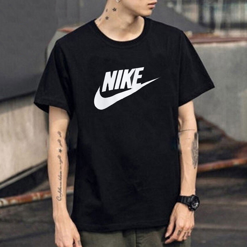 耐克短袖男2025夏季新款运动休闲圆领T恤大logo透气半截袖上衣潮