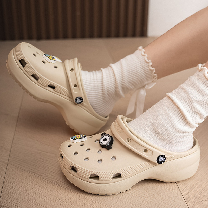 CROCS卡骆驰经典云朵洞洞鞋女鞋户外休闲沙滩鞋轻便凉拖鞋206