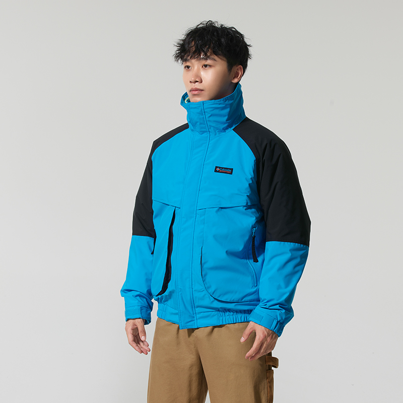 哥伦比亚摇粒绒三合一冲锋衣男装冬季新款户外保暖运动服夹克外套