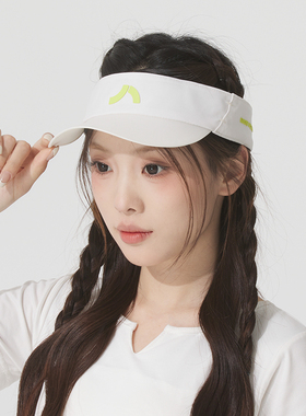 LANBU蓝步白色空顶帽男帽女帽2025夏季新款户外遮阳帽情侣运动帽