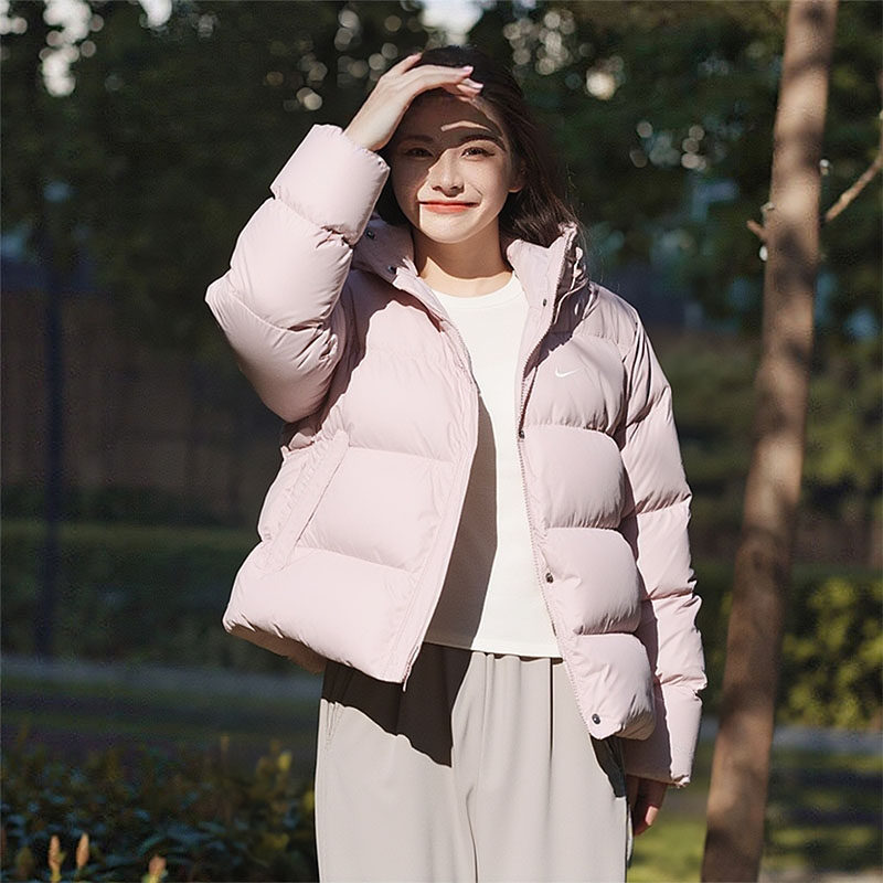 NIKE耐克保暖羽绒服女装2025冬季新款户外防风棉羽外套运动服夹克