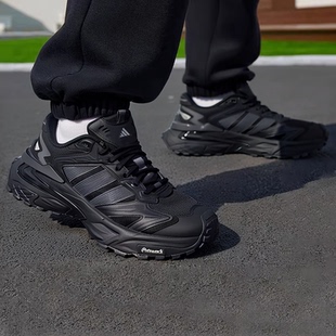 阿迪达斯XLG机甲鞋男鞋女鞋冬季新款黑色运动鞋复古老爹鞋休闲鞋