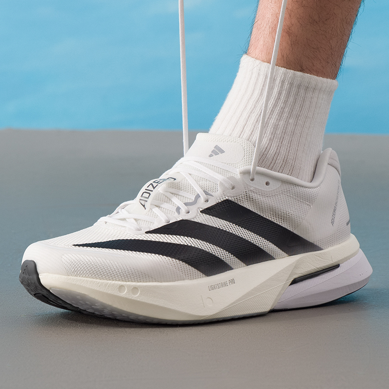 adidas阿迪达斯官方跑步鞋男鞋2025秋季新款竞速休闲运动鞋JS4939