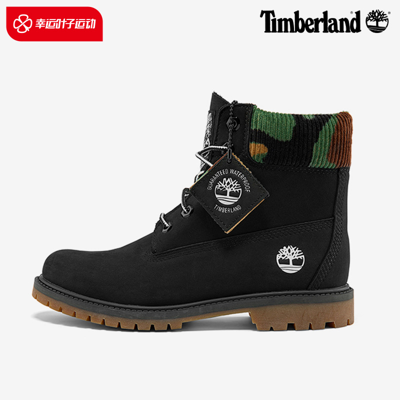 Timberland添柏岚踢不烂女鞋春季新款马丁靴户外休闲高帮鞋A2M7T