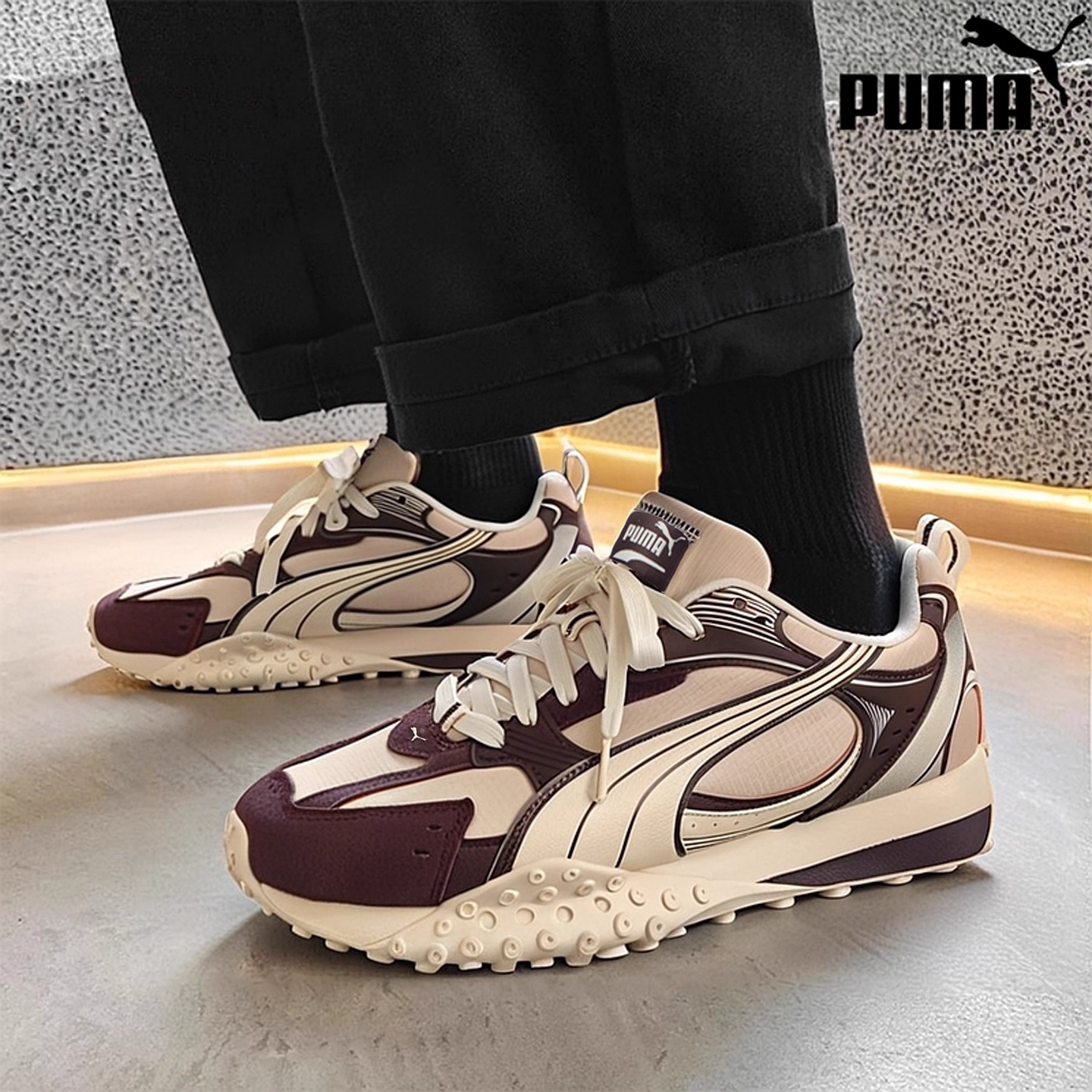 彪马PUMA男鞋女鞋2025秋季新款情侣运动鞋章鱼鞋轻便休闲鞋406663