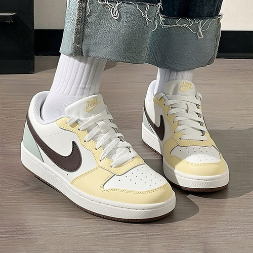 幸运叶子丨NIKE耐克女鞋低帮板鞋COURT运动鞋休闲鞋轻便大童鞋