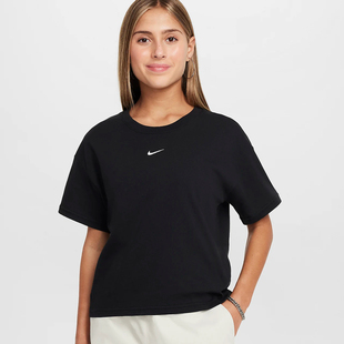 男女童圓領透氣休閑上衣T恤衫 NIKE耐克正品 新款 25夏季 短袖 童裝