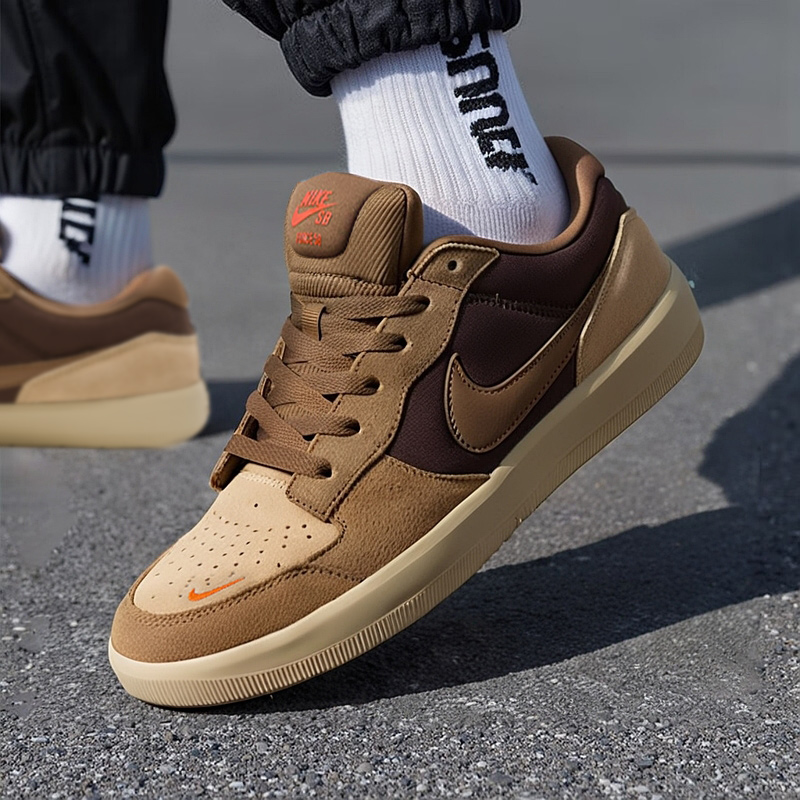 耐克男鞋2025新款SB FORCE 58低帮透气板鞋户外运动休闲鞋 DV5477