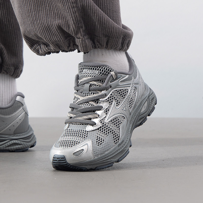 Mizuno美津浓网面运动鞋男鞋女鞋RACER S跑步鞋复古缓震脏脏鞋潮