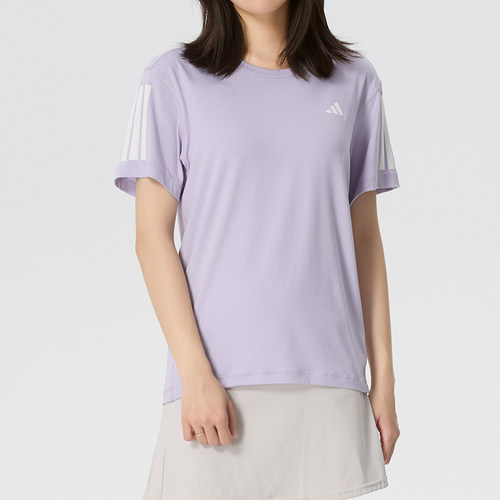 adidas阿迪达斯官方快干运动服半截袖短袖T恤上衣健身服女KU8748