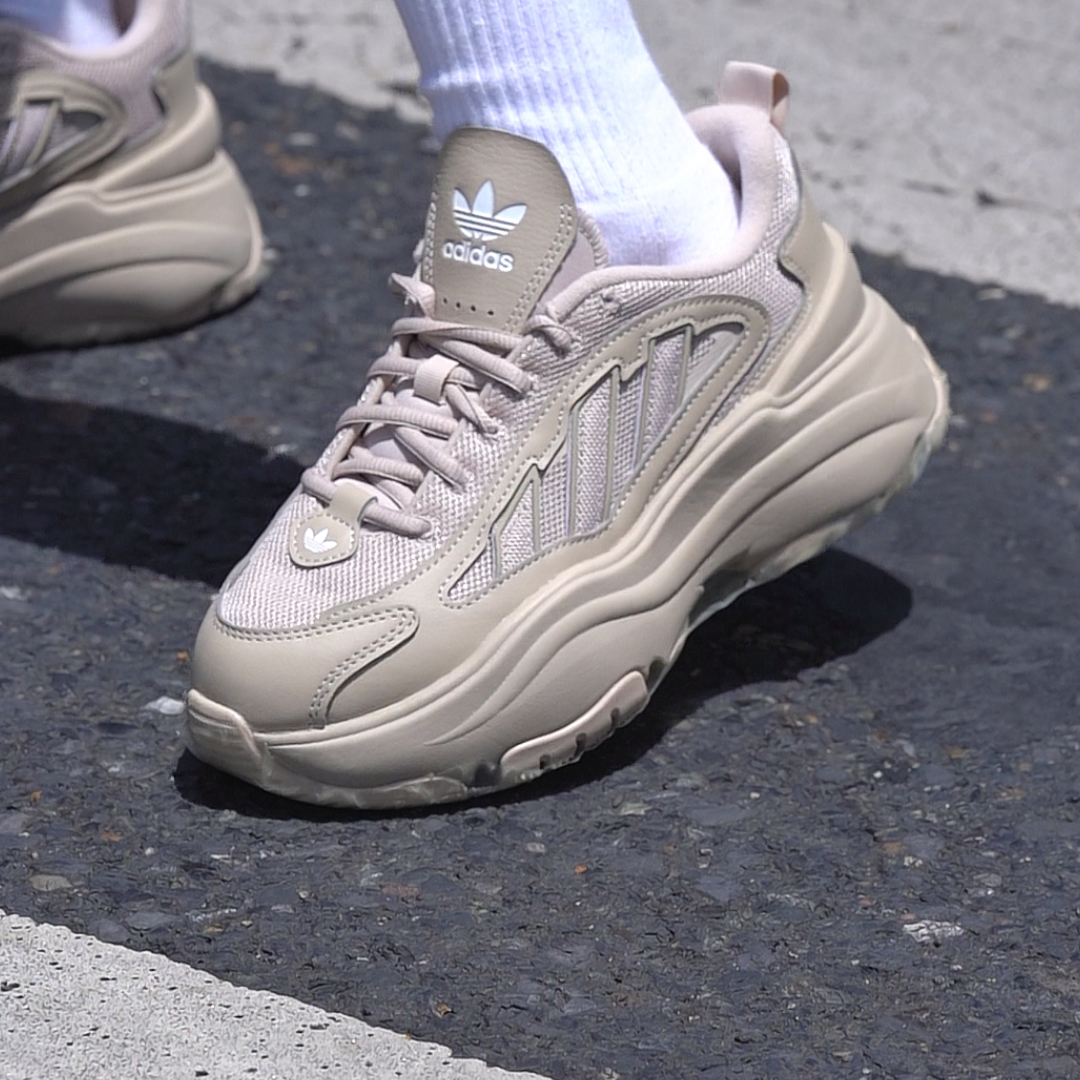 阿迪达斯官网三叶草厚底女鞋冬季新款运动鞋复古老爹鞋显高休闲鞋