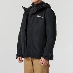 狼爪正品登山服男装运动服时尚潮流户外健身冲锋衣三合一夹克外套