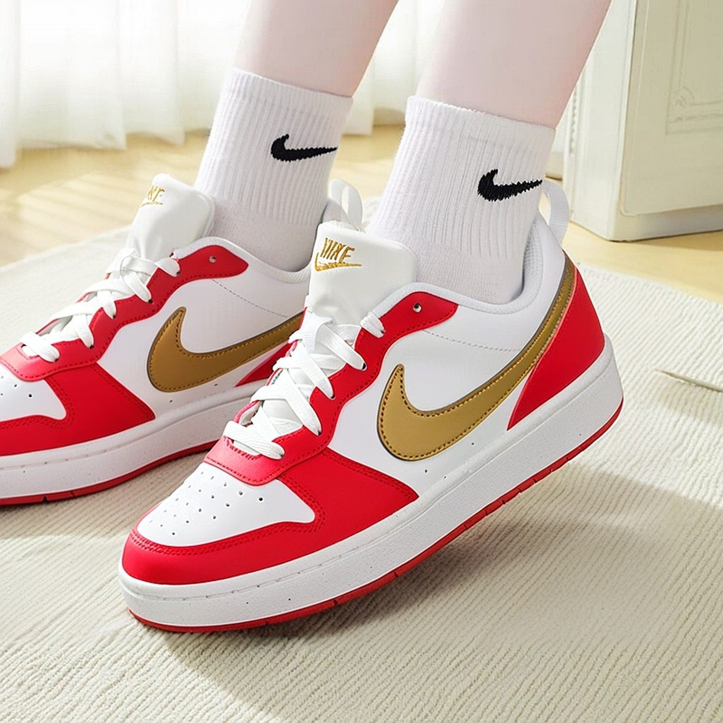 耐克2026新年款本命年COURT女鞋大童轻便板鞋休闲鞋运动鞋DV5456,运动鞋new,运动休闲鞋,淘宝优惠券,粉丝福利购,淘宝优惠卷