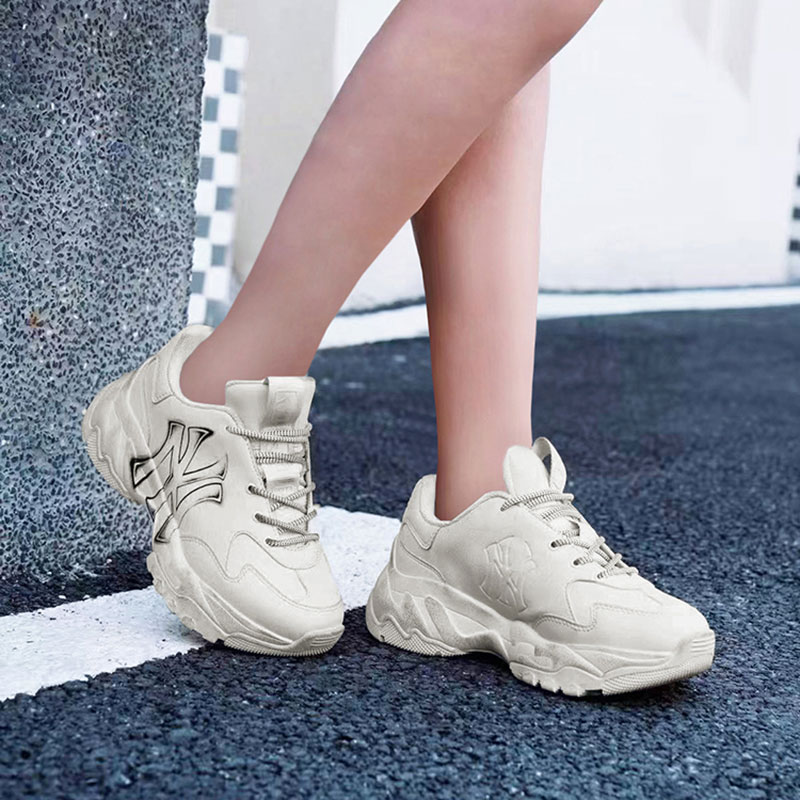 MLB官方 2025新款男女鞋时尚潮流舒适运动鞋户外跑步厚底休闲鞋