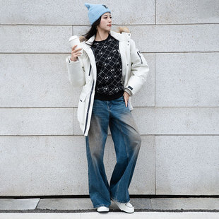 运动休闲鞋 羽绒服圆领卫衣板鞋 保暖三件套 男女装 MLB官方运动套装