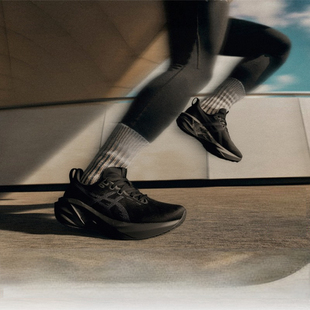 ASICS亚瑟士跑鞋男NOVABLAST 5宽楦2E缓震轻便运动鞋1011B975-002