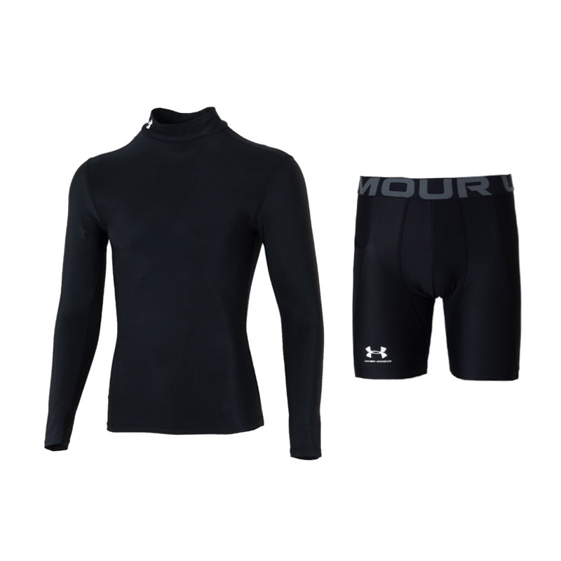 安德玛男装运动套装2026新款高领长袖紧身短裤健身训练户外2件套,运动服/休闲服装,运动套装,淘宝优惠券,粉丝福利购,淘宝优惠卷