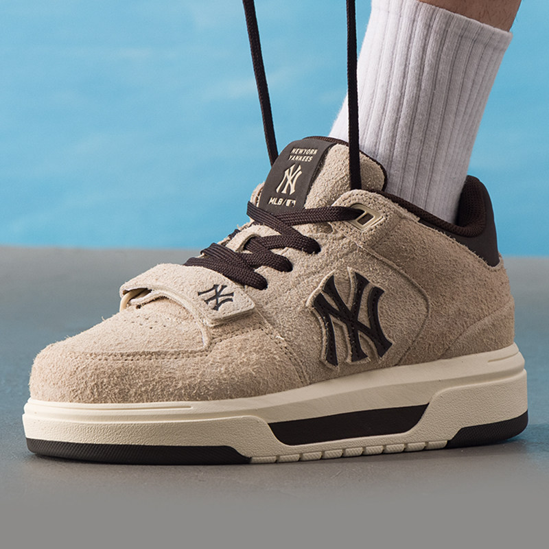 MLB官方 男鞋女鞋 2025新款运动鞋时尚低帮板鞋轻便情侣休闲鞋子