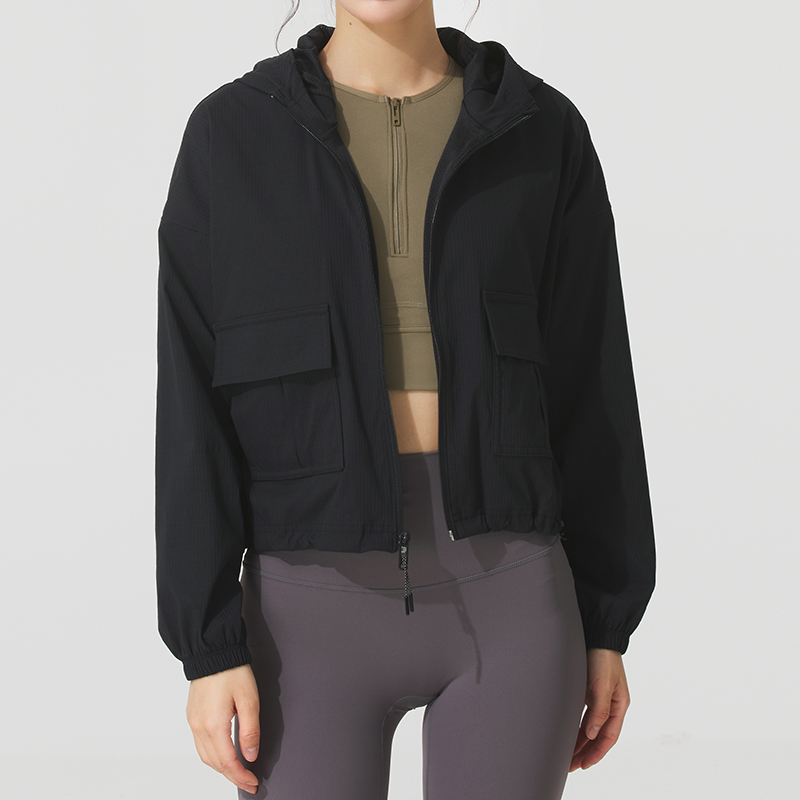 安德玛UA女装Unstoppable训练连帽外套休闲运动服梭织夹克6005502