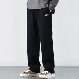 子男裤 校服运动裤 2026春夏黑色长裤 直筒裤 潮 休闲裤 NIKE耐克正牌裤