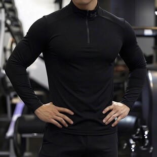 半拉链高领健身衣运动套头衫 UA安德玛长袖 男士 新款 1379288 T恤男装