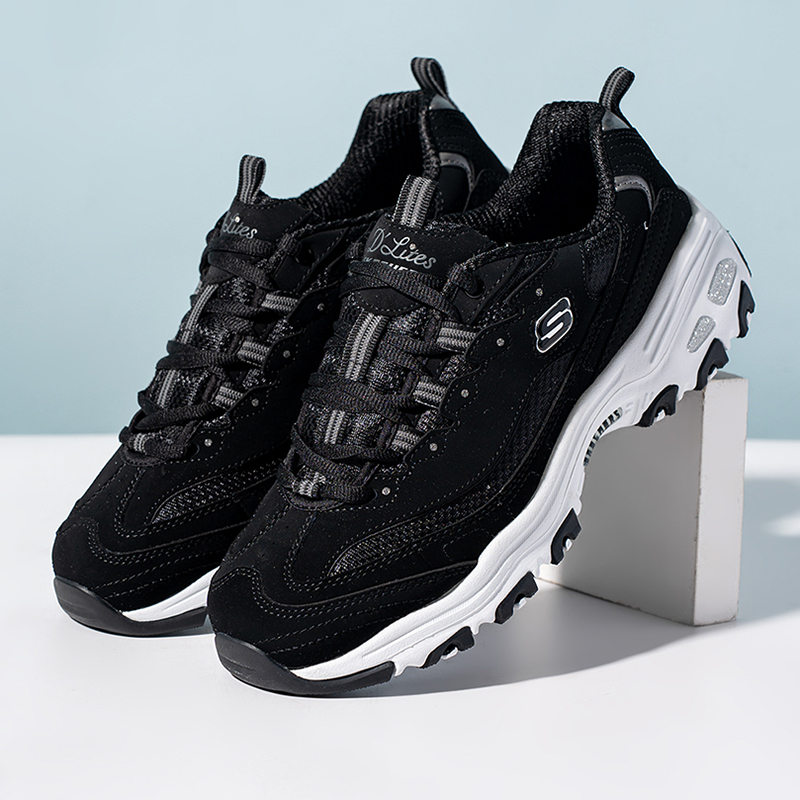 斯凯奇经典熊猫鞋女鞋运动休闲鞋