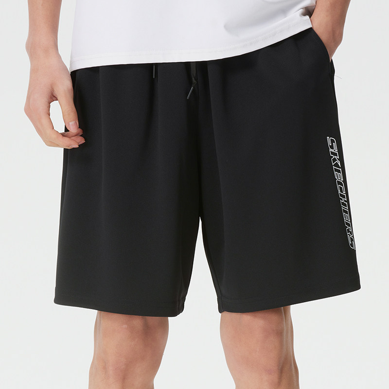 斯凯奇男裤2026夏季新款运动裤休闲跑步针织短裤训练五分裤子潮