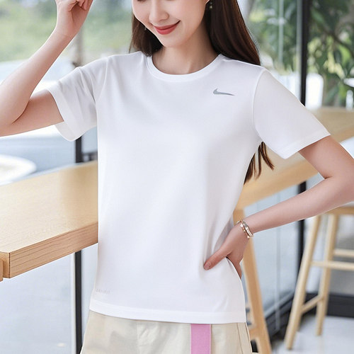 幸运叶子丨耐克nike女装速干半袖透气休闲圆领运动短袖T恤IB8899