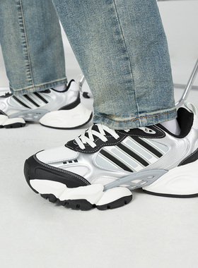 阿迪达斯老爹鞋子男鞋女鞋2025新款运动鞋赛博机甲跑步鞋 IH0429