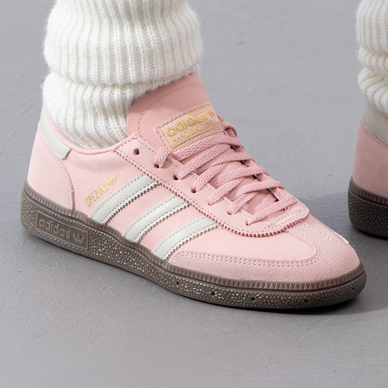 阿迪达斯三叶草粉色女鞋HANDBALL SPEZIAL德训鞋新款T头鞋运动鞋,运动鞋new,运动休闲鞋,淘宝优惠券,粉丝福利购,淘宝优惠卷