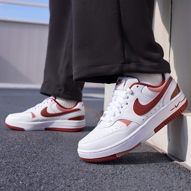 NIKE耐克红勾女鞋轻便2025新款Gamma Force厚底时尚休闲运动板鞋