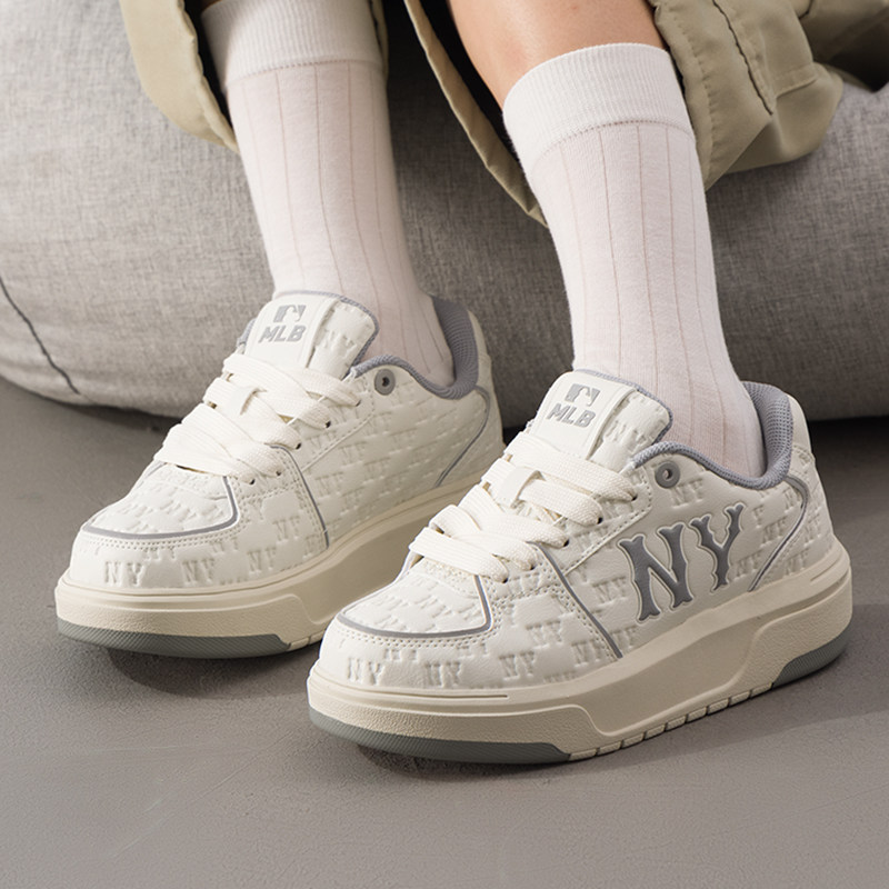 MLB官方 男鞋女鞋运动鞋潮流时尚板鞋缓震低帮休闲鞋子3ASXE