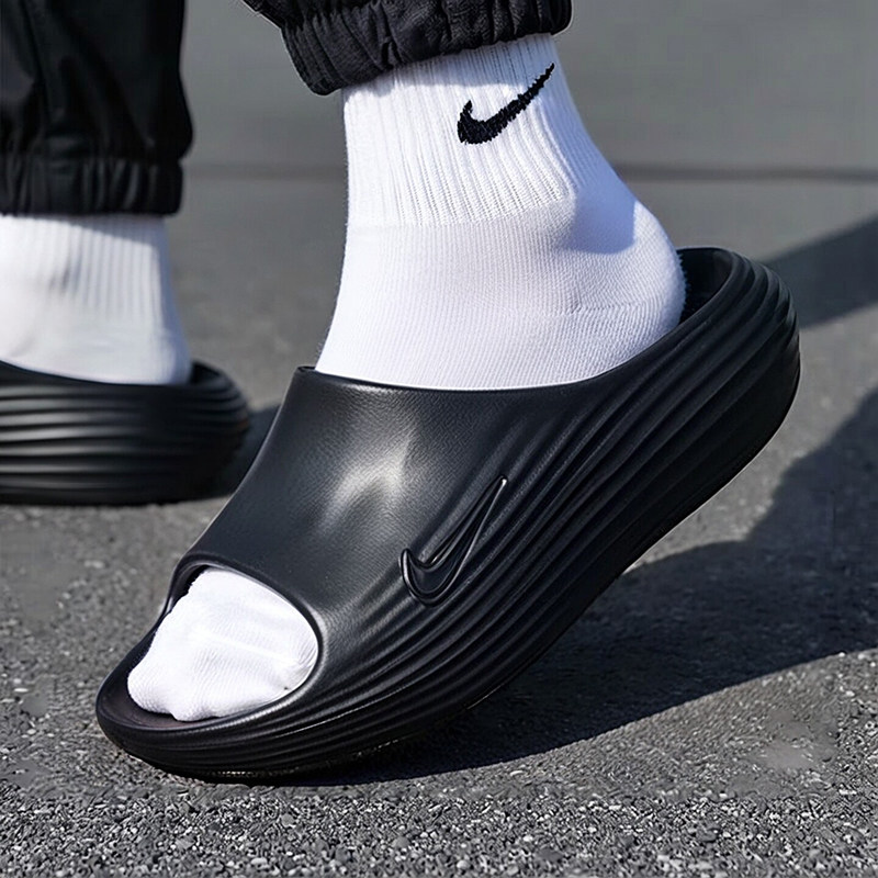 NIKE耐克官方休闲凉拖男装夏季厚底拖鞋运动沙滩鞋休闲凉鞋HV4