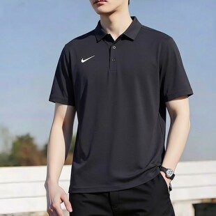 户外健身训练快干T恤透气运动服短袖 耐克男装 POLO衫 新款 2026春季