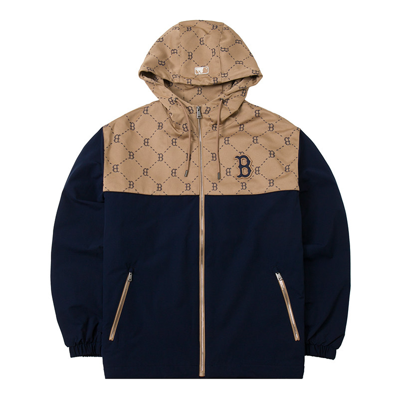 MLB官方 连帽梭织夹克男女装运动服防风衣老花休闲宽松跑步外套,运动服/休闲服装,运动茄克/外套,淘宝优惠券,粉丝福利购,淘宝优惠卷