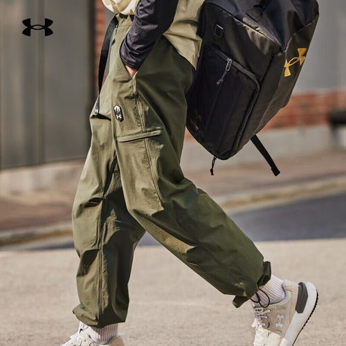 UA安德玛工装裤男裤秋季新款户外运动裤城市野趣系列长裤梭织裤子