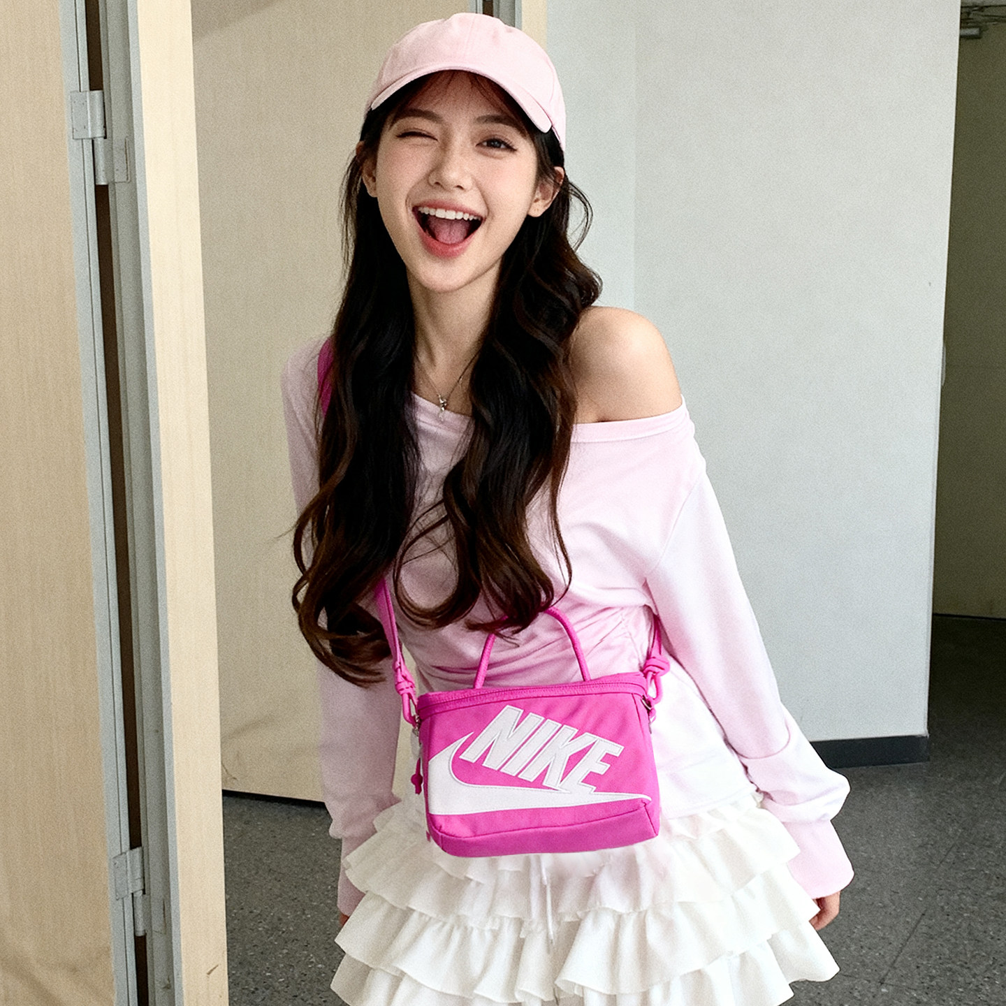 幸运叶子丨NIKE耐克斜挎包男包女包夏季新款通勤单肩包时尚休闲包