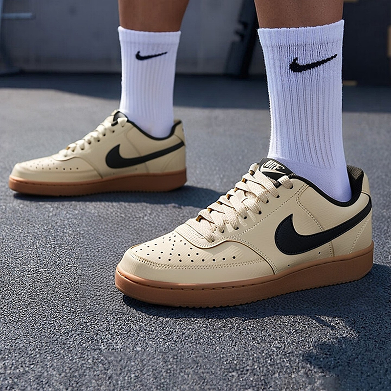 耐克NIKECOURT VISION男鞋新款运动鞋低帮板鞋复古休闲鞋HV4506,运动鞋new,板鞋,淘宝优惠券,粉丝福利购,淘宝优惠卷