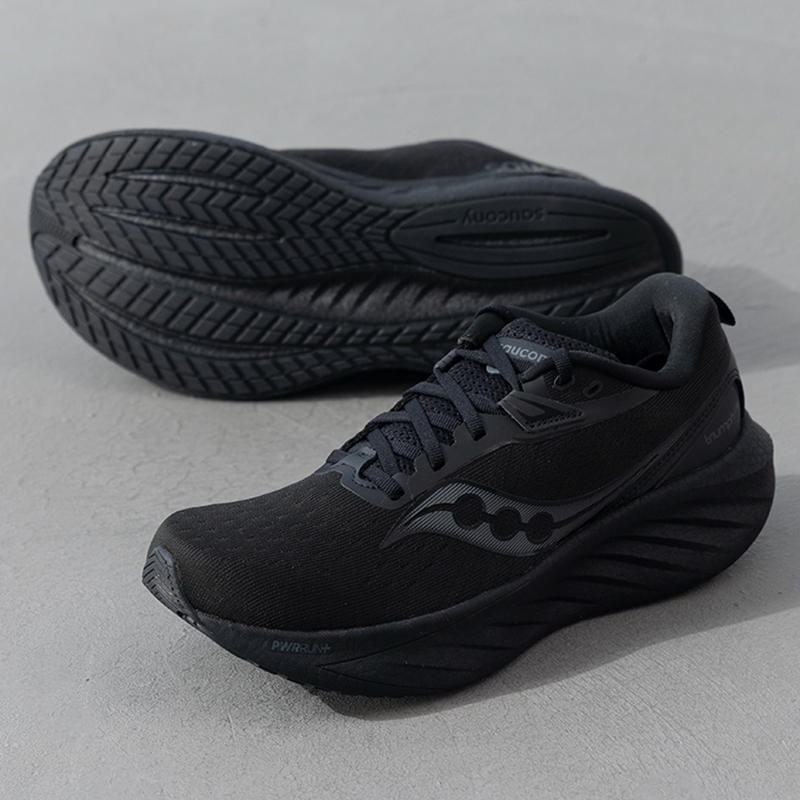 Saucony索康尼黑武士跑步鞋男鞋秋季新款胜利22运动鞋减震训练鞋