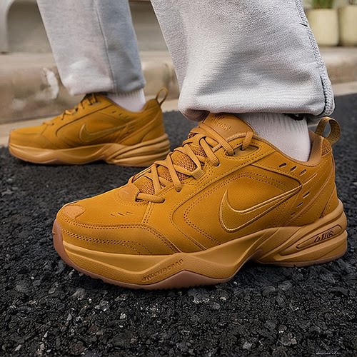NIKE耐克正牌男鞋2025秋冬新款男士老爹鞋小麦色运动鞋气垫休闲鞋