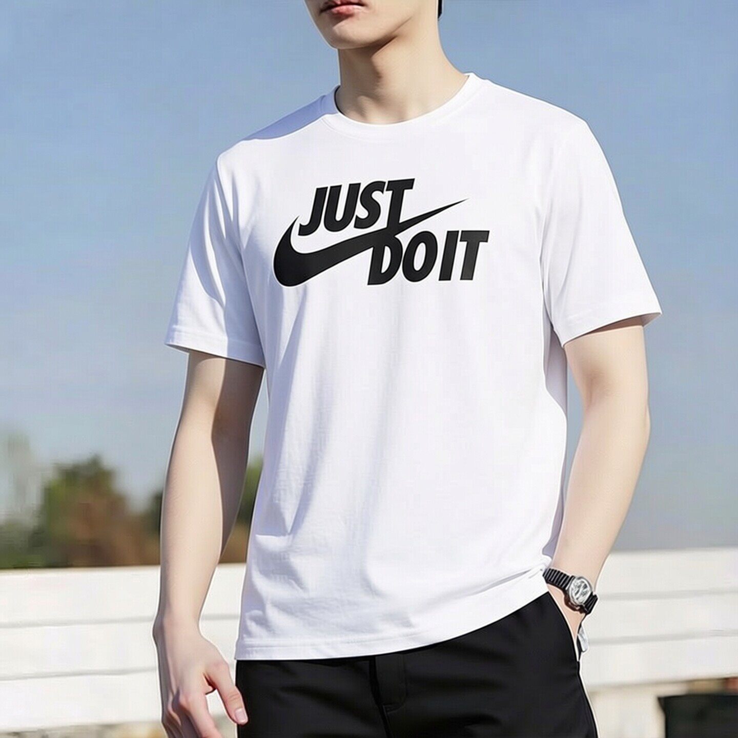 NIKE耐克正品短袖T恤男装夏季运动服宽松跑步透气休闲服潮半截袖