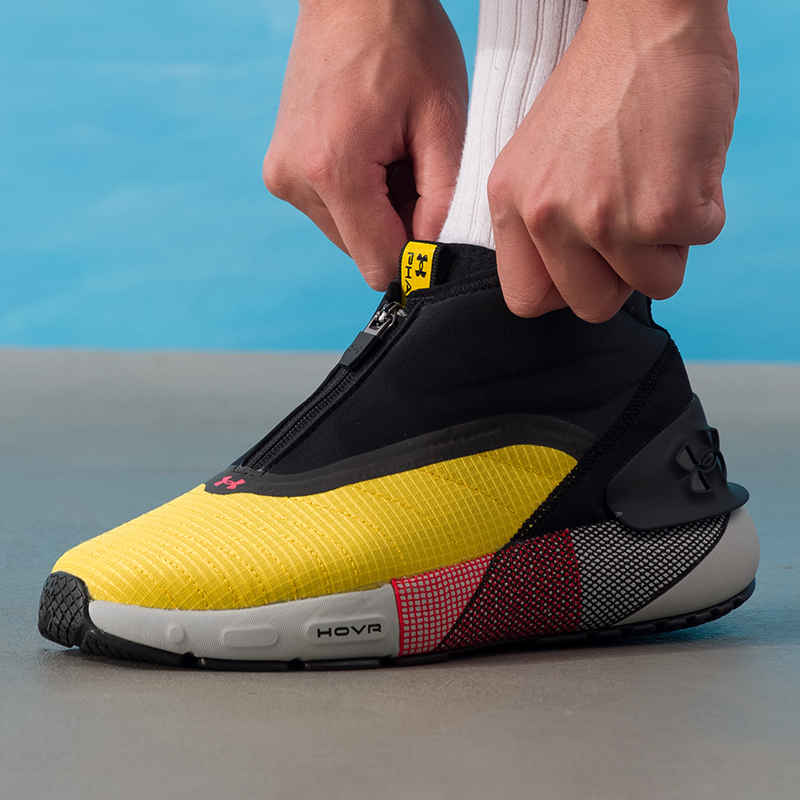 UA安德玛男鞋女鞋秋冬新款户外缓震跑鞋中帮运动鞋轻便训练跑步鞋