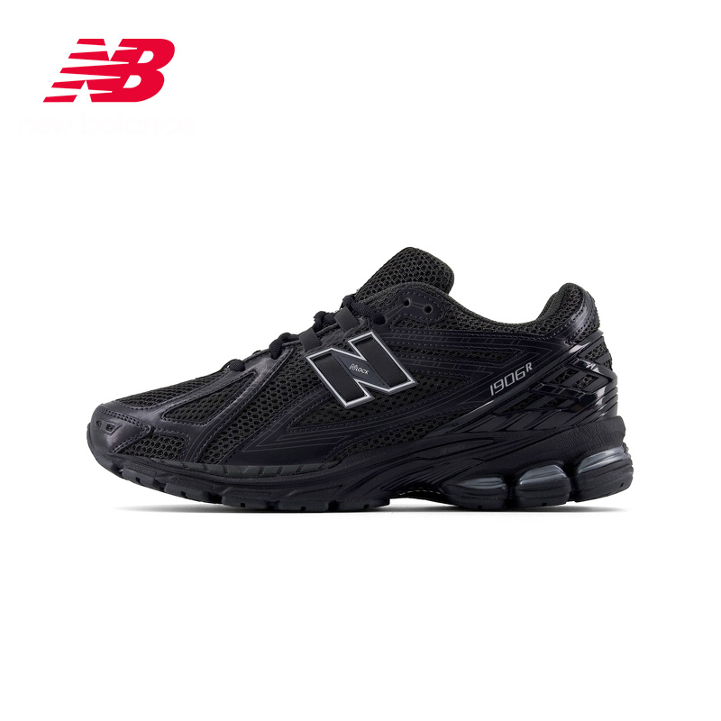 黑色运动休闲鞋NEWBALANCE透气