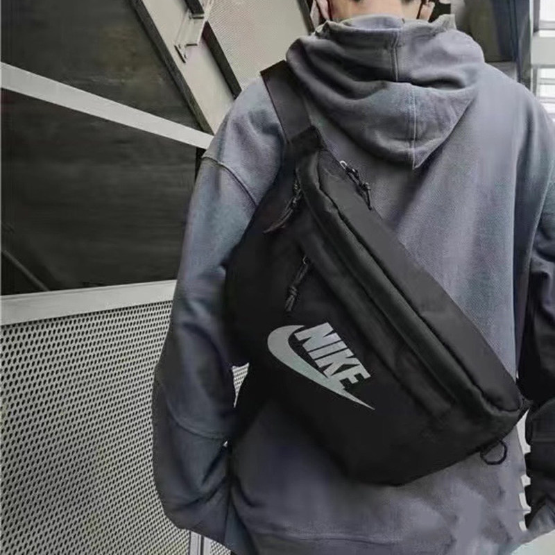 NIKE耐克单肩包男包女包2025新款运动包健身腰包时尚旅游包斜