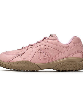 MLB鞋子女鞋2025冬季新款豆豆薄底鞋运动鞋经典休闲鞋男3ASXT015N