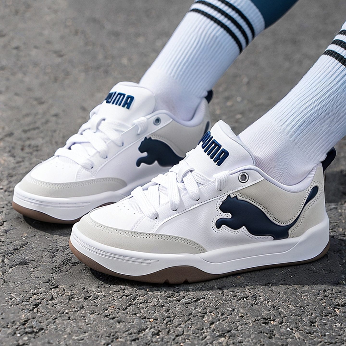 PUMA彪马板鞋男鞋女鞋2025冬季新款情侣面包鞋休闲鞋运动鞋395022