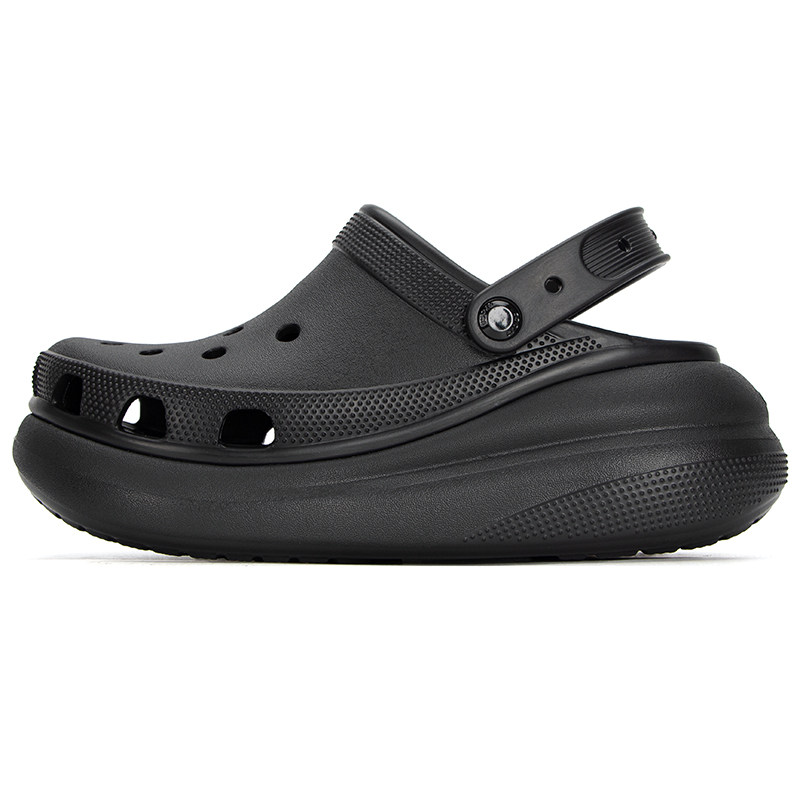 Crocs卡骆驰洞洞鞋女鞋夏季新款泡芙厚底拖鞋包头凉鞋20752