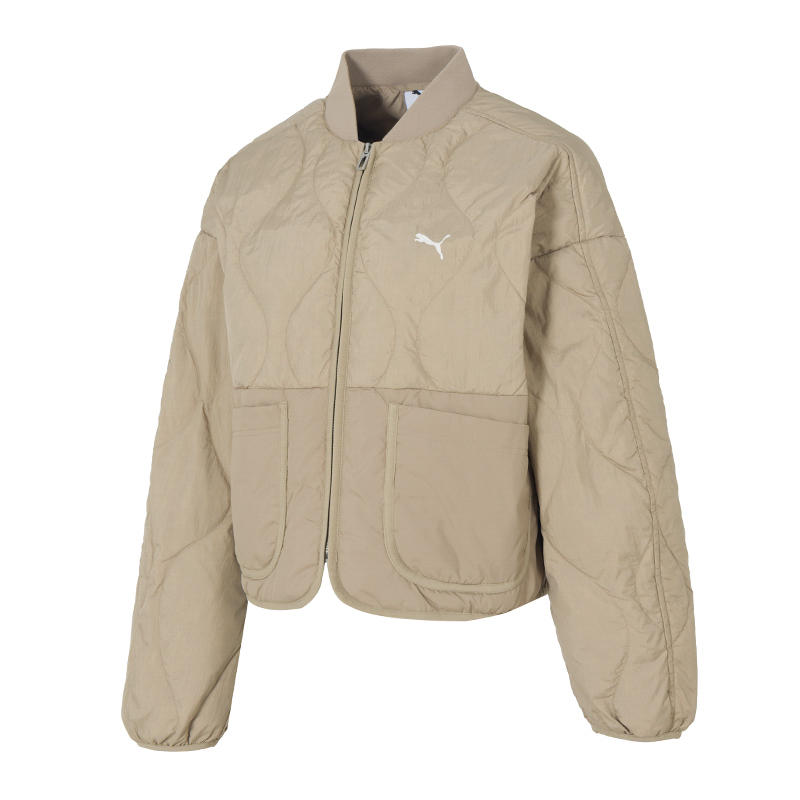 PUMA彪马羽绒服女装25新款宽松棒球领御寒保暖防风鸭绒羽绒外套