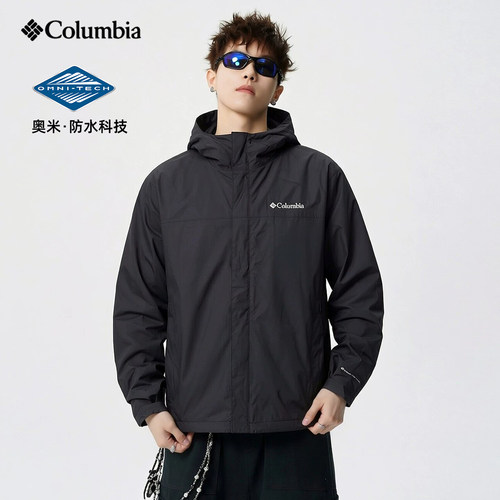 哥伦比亚男单冲锋衣户外防水外套